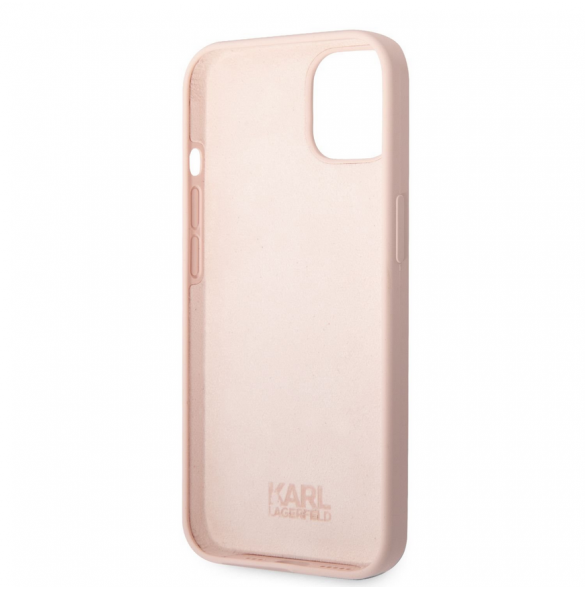 Karl Lagerfeld Liquid Silicone Choupette NFT-fodral till iPhone 13 Rosa