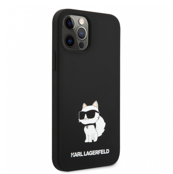 Karl Lagerfeld Liquid Silicone Choupette NFT-fodral till iPhone 12/12 Pro Svart