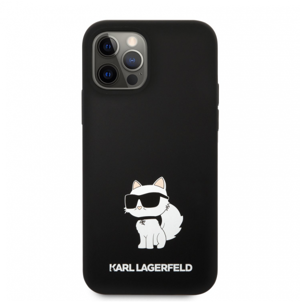 Karl Lagerfeld Liquid Silicone Choupette NFT-fodral till iPhone 12/12 Pro Svart