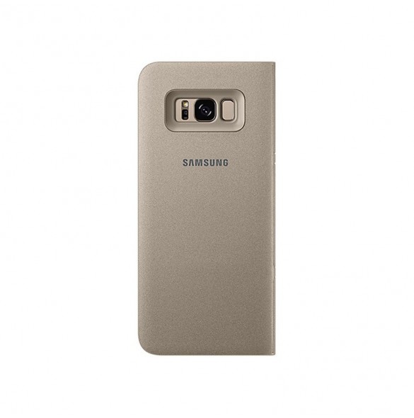 Samsung EF-NG955PFE LED View Cover Vikbart Fodral Till Samsung Galaxy S8 Plus - Guld