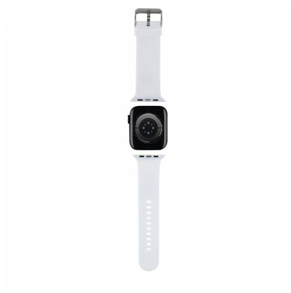 Karl Lagerfeld Karl Head NFT klockarmband för Apple Watch 42/44/45/49 Vit