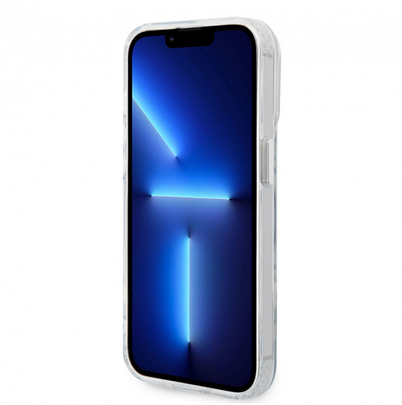 Karl Lagerfeld IML Karl och Choupette NFT MagSafe Fodral för iPhone 13 Pro Transparent