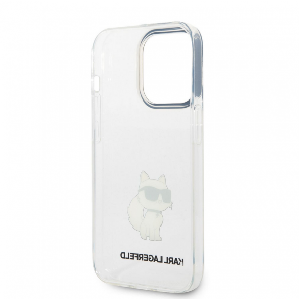 Karl Lagerfeld IML Choupette NFT-fodral till iPhone 14 Pro Max Transparent