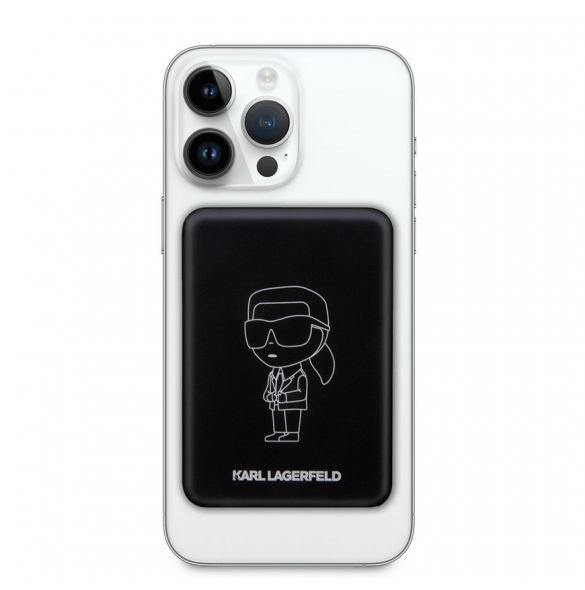 Karl Lagerfeld Ikonik NFT MagSafe Powerbank 3000mAh Svart