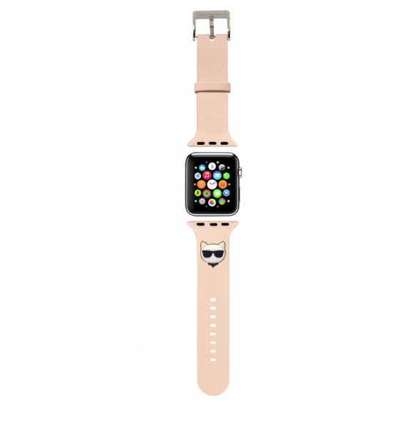 Karl Lagerfeld Choupette Head Watch Armband för Apple Watch 38/40mm Rosa
