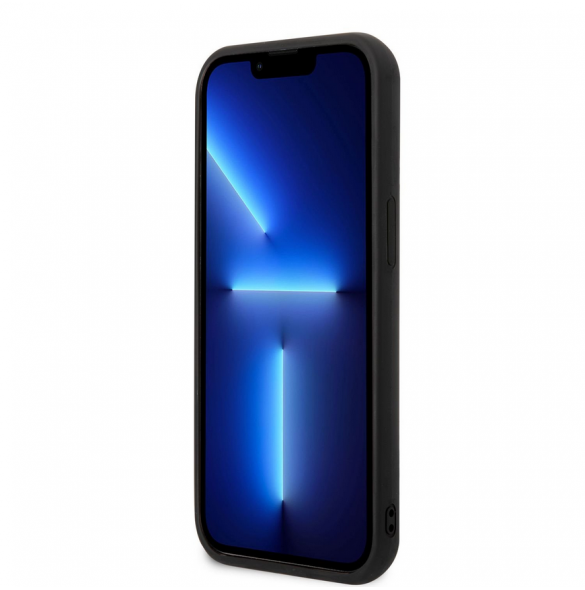 Karl Lagerfeld och Choupette 3D-fodral för iPhone 14 Pro Svart