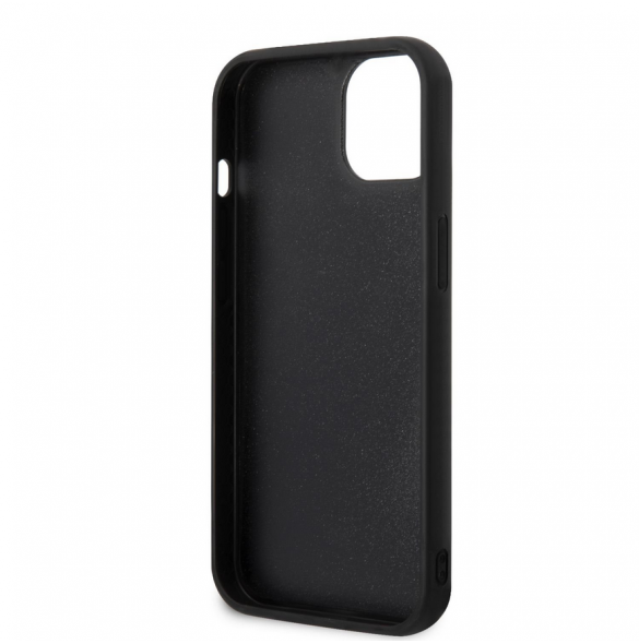 Karl Lagerfeld och Choupette 3D-fodral till iPhone 14 Svart