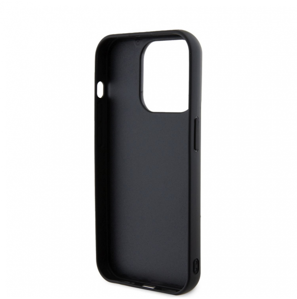 Karl Lagerfeld 3D-gummi Karl och Choupette-fodral till iPhone 14 Pro Svart