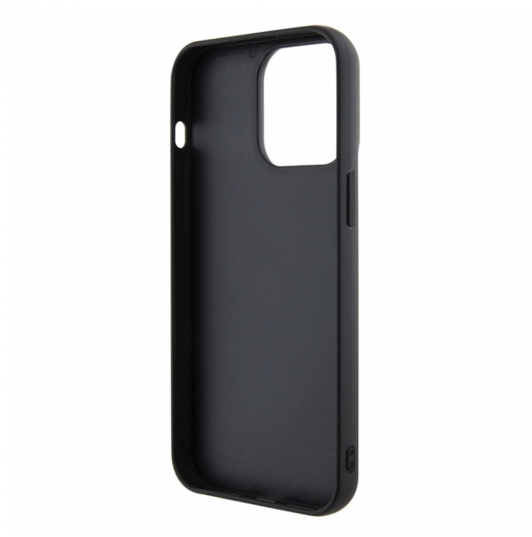 Guess PU Square Mirror Script Logo Fodral för iPhone 15 Pro Max Svart