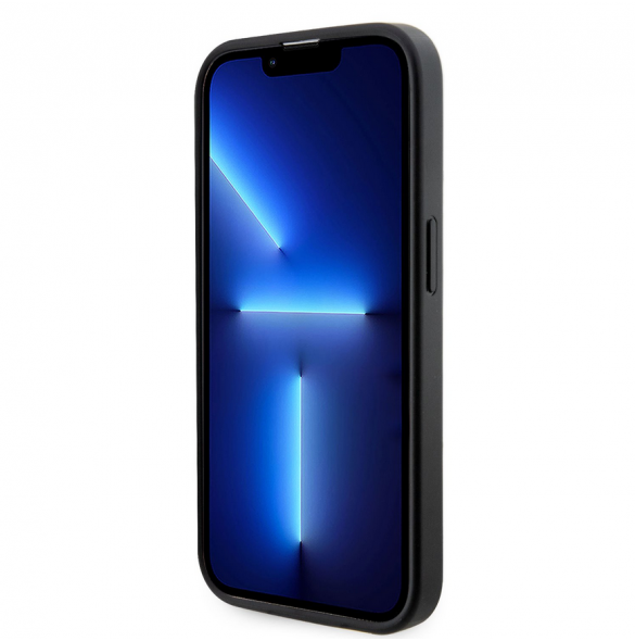 Guess PU G Cube MagSafe Fodral till iPhone 13 Pro Max Svart
