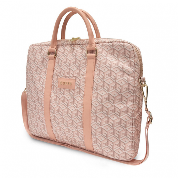 Guess PU G Cube datorväska 15/16" Rosa