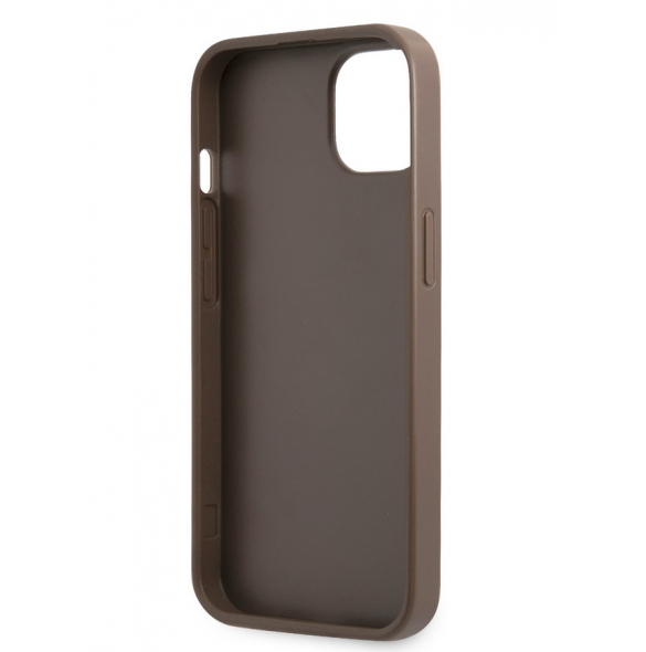Guess PU 4G Stripe Fodral till iPhone 13 Brun