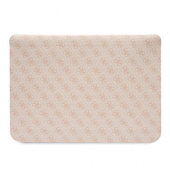 Guess PU 4G Printed Stripes Datorfodral 16" Rosa