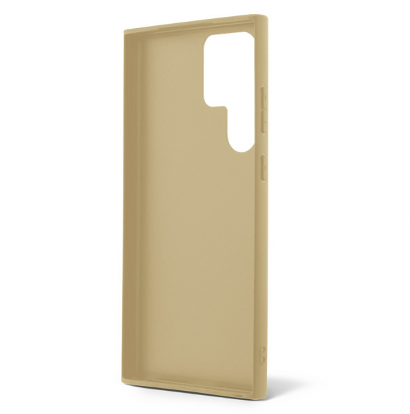 Guess PC/TPU Glitter Flakes metalllogofodral till Samsung Galaxy S23 Ultra Gold
