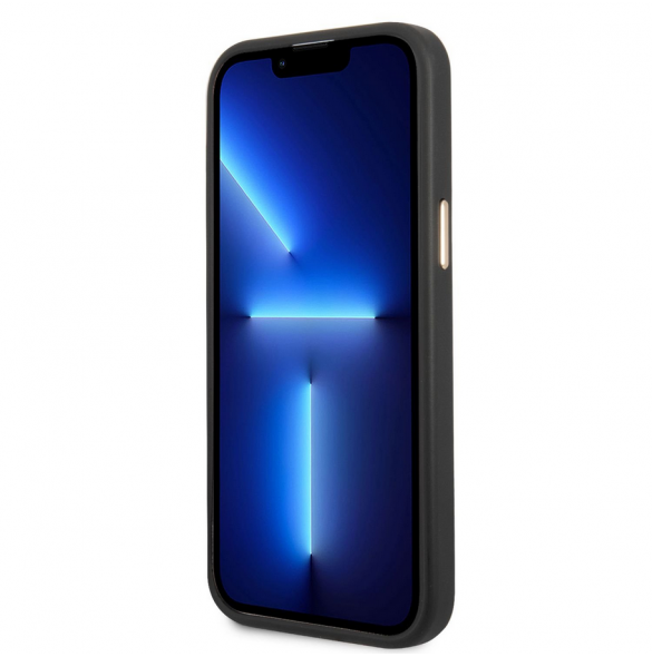 Guess PC/TPU 4G Metal Camera Outline Fodral för iPhone 14 Pro Max Svart