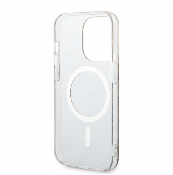 Guess IML 4G MagSafe Fodral för iPhone 15 Pro Brown