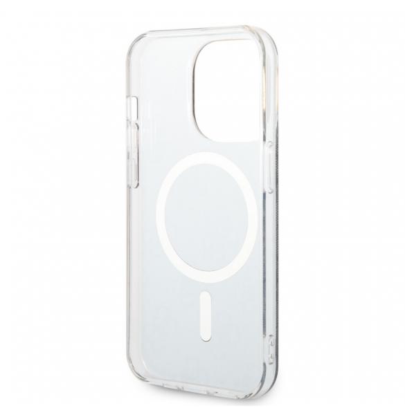 Guess IML 4G MagSafe Fodral för iPhone 15 Pro Svart
