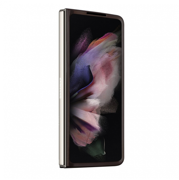 Guess 4G PU Lädertriangelfodral till Samsung Galaxy Z Fold 5 Brun