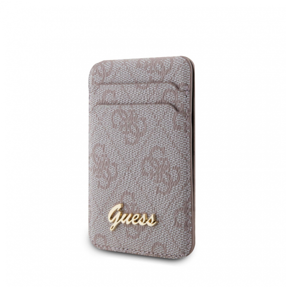 Guess 4G Metal Script MagSafe Cardslot Pink
