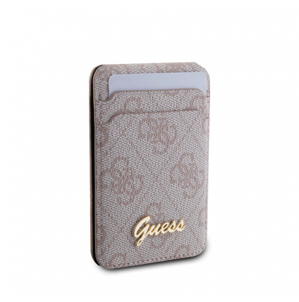 Guess 4G Metal Script MagSafe Cardslot Pink