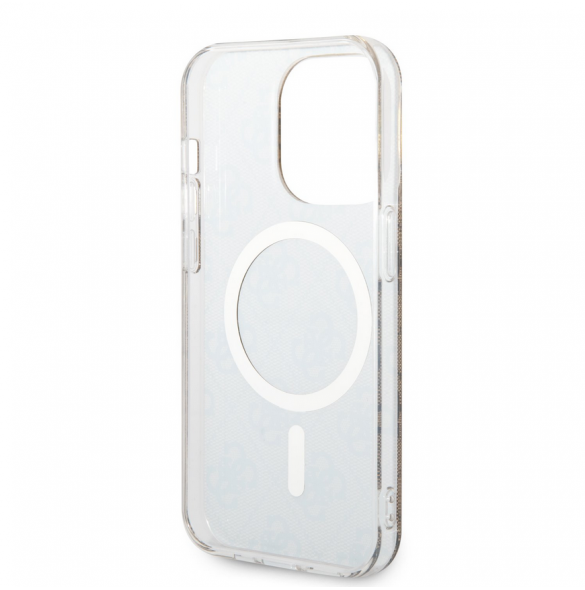 Guess 4G IML MagSafe Fodral för iPhone 14 Pro Brown