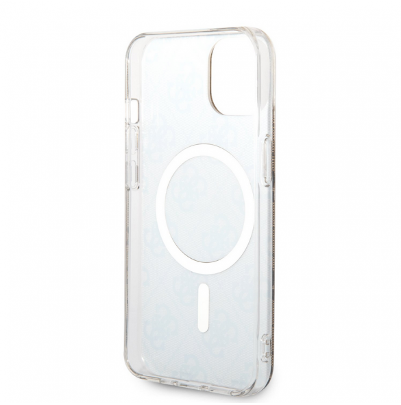 Guess 4G IML MagSafe Fodral för iPhone 14 Brun
