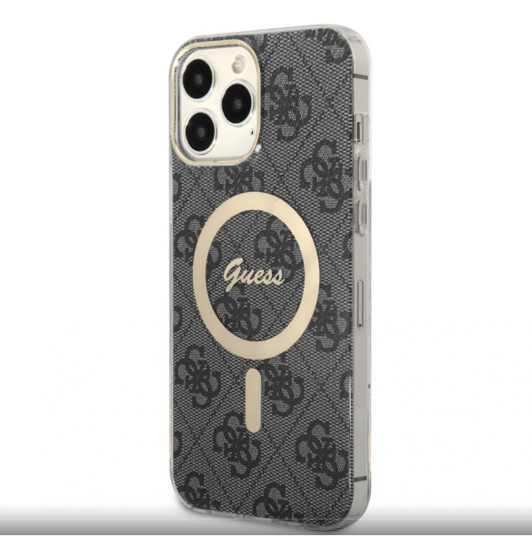 Guess 4G IML MagSafe Fodral för iPhone 13 Pro Max Svart