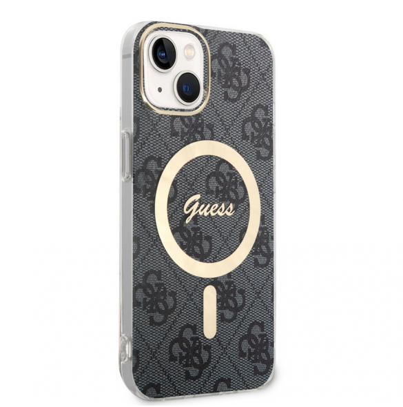 Guess 4G IML MagSafe Fodral för iPhone 13 Svart