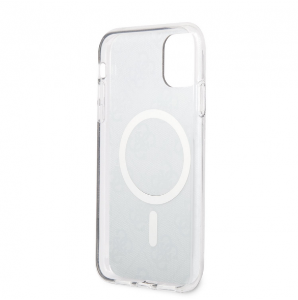 Guess 4G IML MagSafe Fodral för iPhone 11 Brun