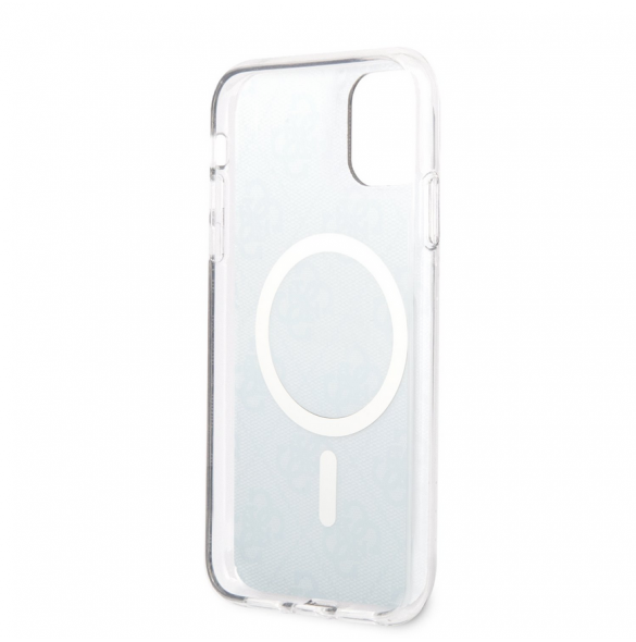 Guess 4G IML MagSafe Fodral för iPhone 11 Svart
