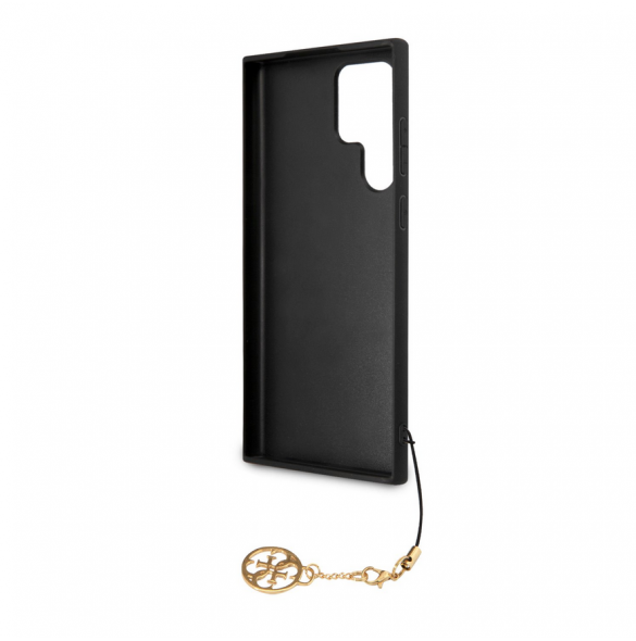 Guess 4G Charms-fodral till Samsung Galaxy S23 Ultra Grey