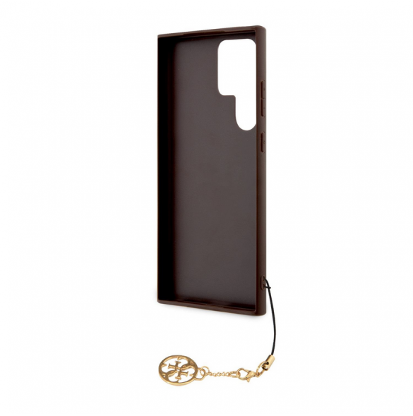 Guess 4G Charms-fodral till Samsung Galaxy S23 Ultra Brown