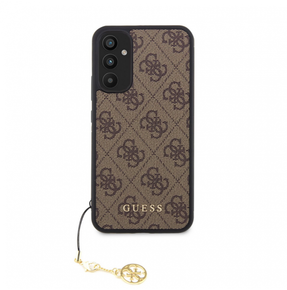 Guess 4G Charms-fodral till Samsung Galaxy A34 5G Brun