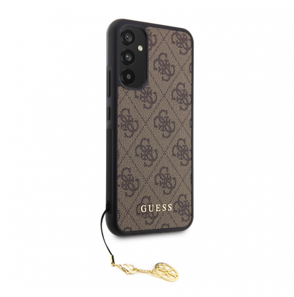Guess 4G Charms-fodral till Samsung Galaxy A34 5G Brun
