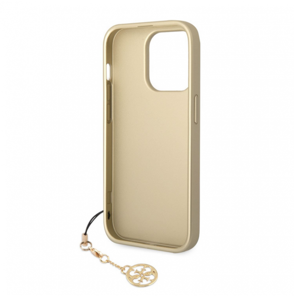Guess 4G Charms-fodral till iPhone 14 Pro Brun