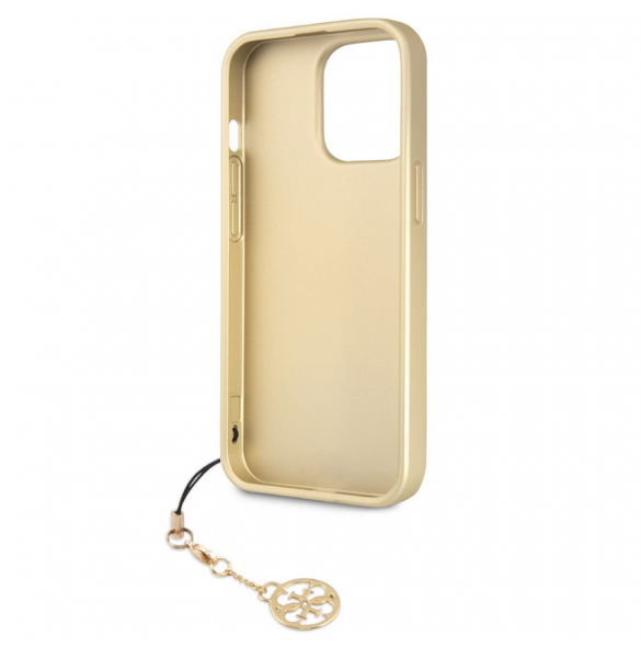 Guess 4G Charms-fodral till iPhone 13 Pro Max Brun