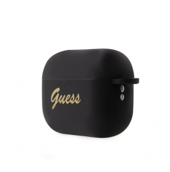Guess 4G Charms Heart Silikonfodral för AirPods Pro 2 Black