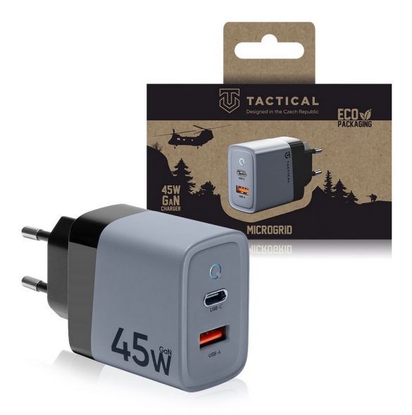 Tactical Microgrid GaN 45W Grå