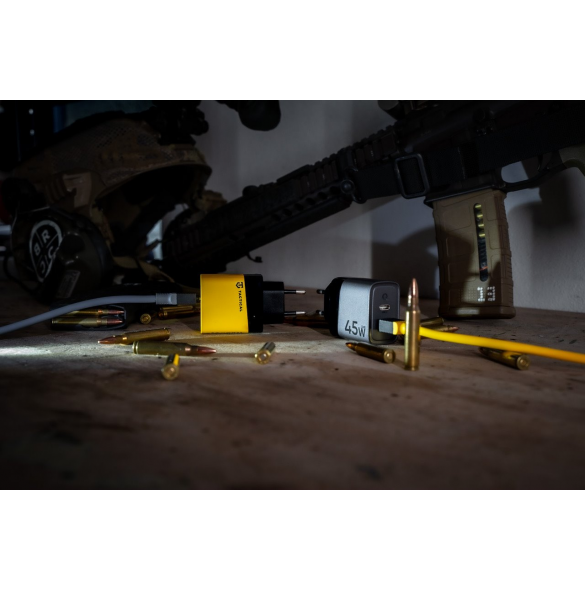 Tactical Microgrid GaN 45W Grå