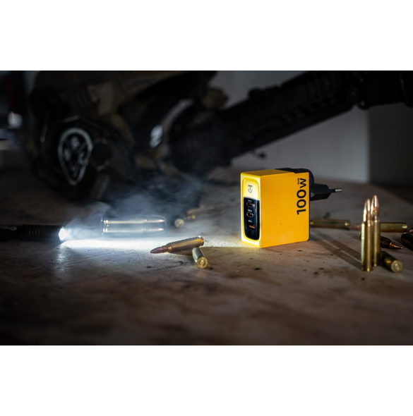 Tactical Nett Warrior GaN 100W Gul