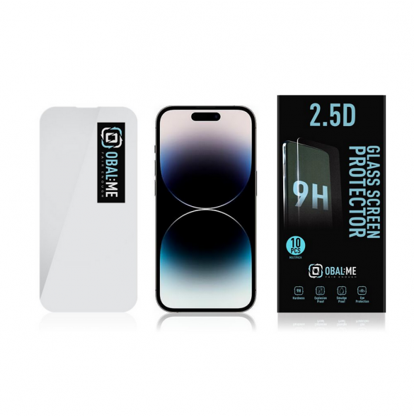 OBAL:ME Multipack 2.5D glasskärmskydd för Apple iPhone 14 Pro Clear (10st)