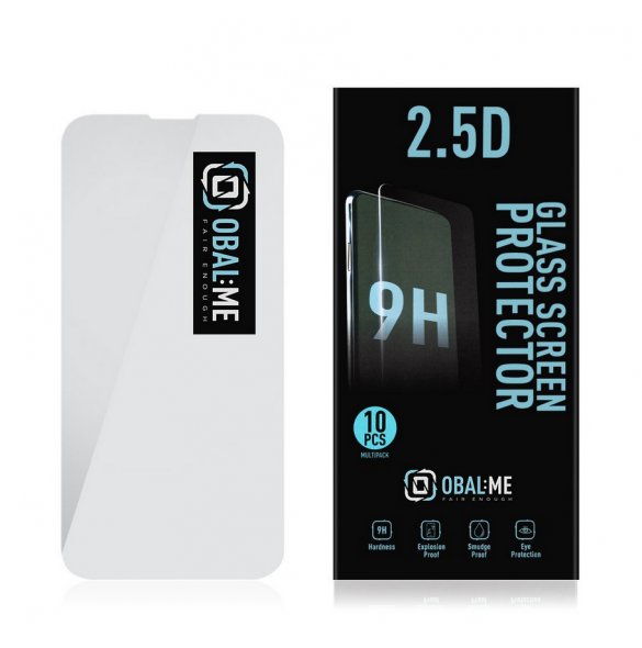 OBAL:ME Multipack 2.5D glasskärmskydd för Apple iPhone 13/13 Pro/14 Klar (10st)