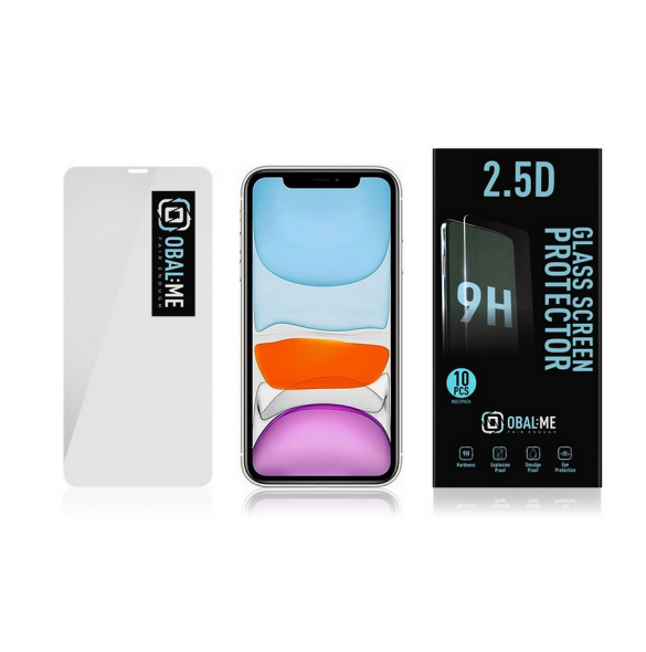 OBAL:ME Multipack 2.5D skärmskydd i glas för Apple iPhone 11/XR Klar (10 st)