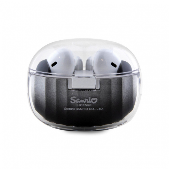 Hello Kitty True Wireless Kitty Head Logo Stereo hörlurar Svart
