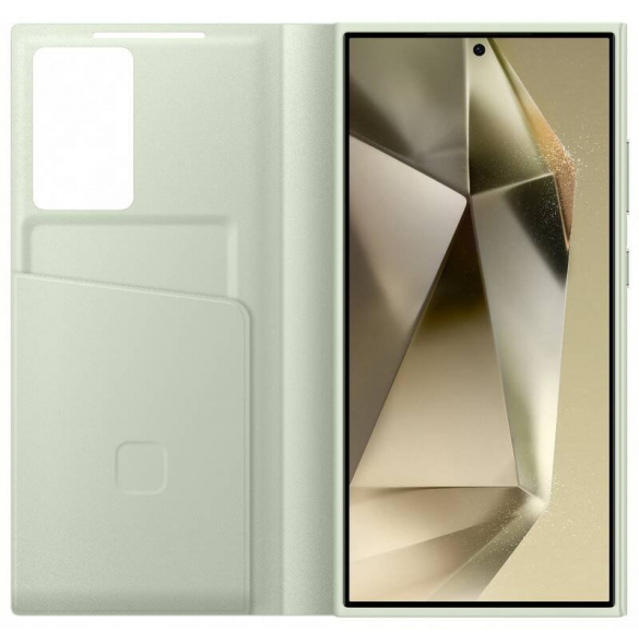 EF-ZS928CGE Samsung Smart View-fodral till Galaxy S24 Ultra Light Green