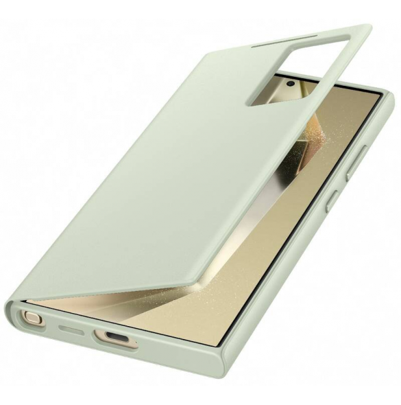 EF-ZS928CGE Samsung Smart View-fodral till Galaxy S24 Ultra Light Green