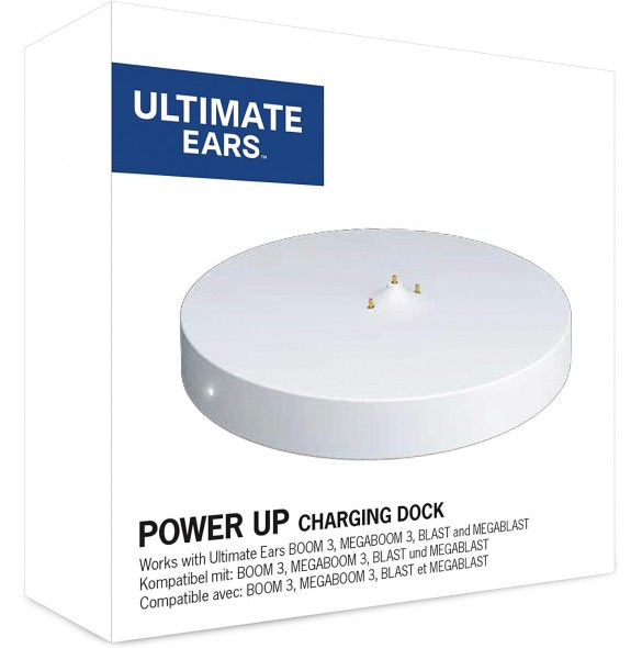 Ultimate Ears POWER UP Laddningsdocka. Fungerar med BOOM 3, MEGABOOM 3, BLAST och MEGABLAST, Vit