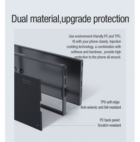 Nillkin Super Frosted PRO magnetiskt bakskal till Samsung Galaxy S24 Ultra Black