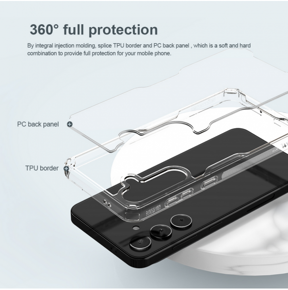 Nillkin Nature TPU PRO skal för Samsung Galaxy S24+ Transparent