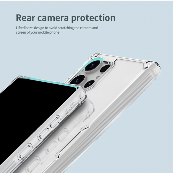 Nillkin Nature TPU PRO skal till Samsung Galaxy S24 Ultra Transparent